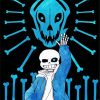 Undertale Sans paint by numbers