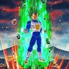 Vegeta Super Saiyan paint by numbers