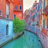 Venice Water City Canal paint by number