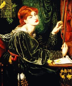 Veronica Veronese By Rossetti paint by numbers