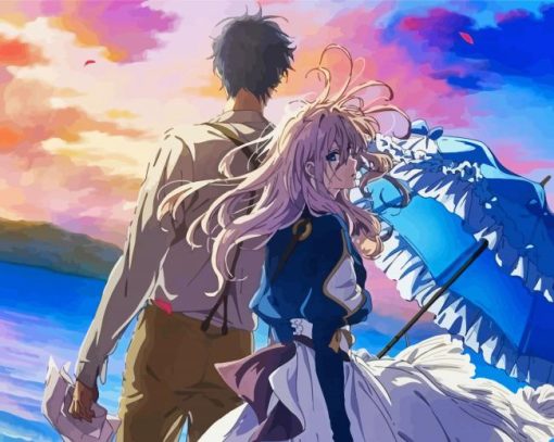 Violet Evergarden Anime paint by number