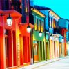 Vlore Albania Colorful Buildings paint by number