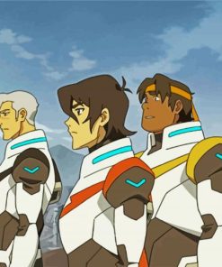 Voltron Legendary Defender Animation paint by number