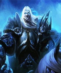 Arthas Menethil Warcraft Game paint by numbers