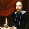 William Shakespeare Playwright paint by number