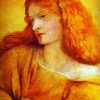 Woman In Yellow By Rossetti paint by numbers