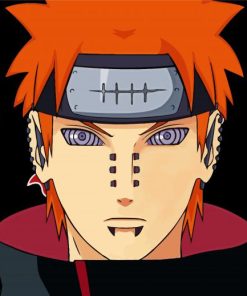 Yahiko Akatsuki paint by numbers