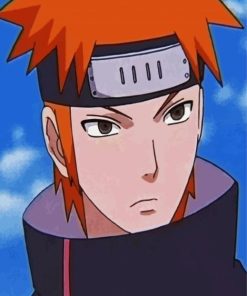 Yahiko Face paint by number