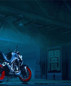 Yamaha MT paint by numbers