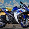 Yamaha R3 paint by numbers