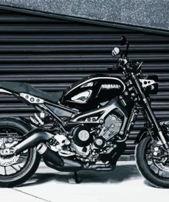 Yamaha XSR900 paint by numbers