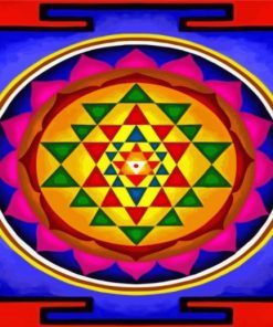 Yantra Art paint by number