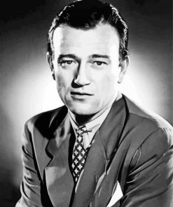 Young John Wayne paint by number