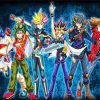 Yugi And Yu Gi Oh Characters paint by numbers