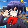 Adorable Rikka Takanashi paint by number