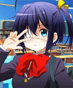 Adorable Rikka Takanashi paint by number