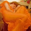 Aeshetic Flaming June paint by number