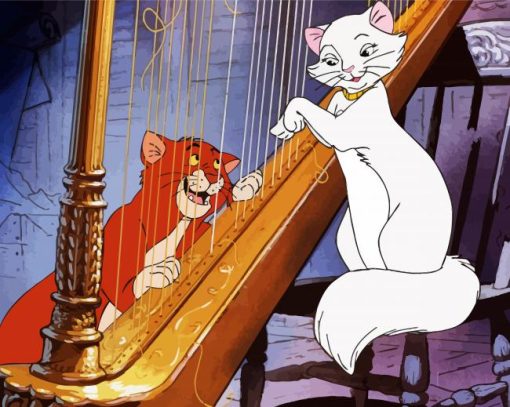 Aesthetic The Aristocats paint by number