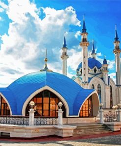 Aesthetic Kul Sharif Mosque Russia paint by numbers