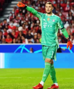 Aesthetic Manuel Neuer paint by numbers