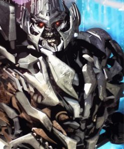 Aesthetic Megatron Illustration paint by numbers