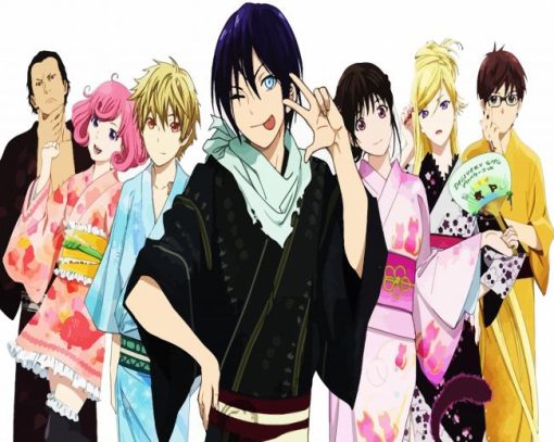 Aesthetic Noragami Anime paint by number