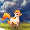 Aesthetic Ponyta paint by numbers