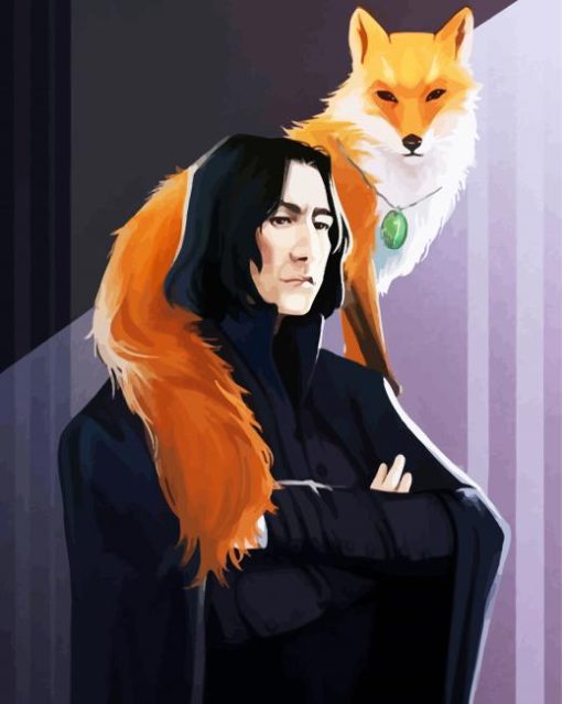 Aesthetic Professor Severus Snape paint by number