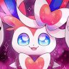 Aesthetic Sylveon Anime paint by number