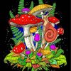 Aesthetic Toadstools Illustration paint by numbers