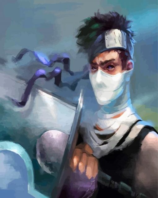 Aesthetic Zabuza Momochi paint by number