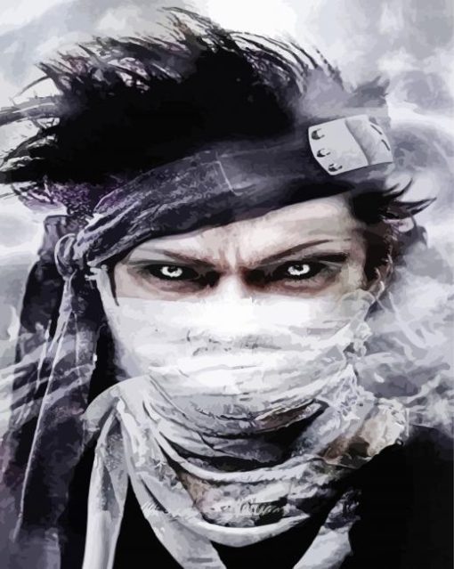 Aesthetic Zabuza paint by number