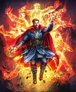 Aesthetic Dr Strange paint by numbers