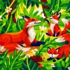 Aesthetic Fox paint by numbers