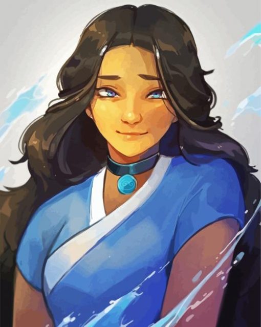 Aesthetic Legend of Korra Katara paint by number