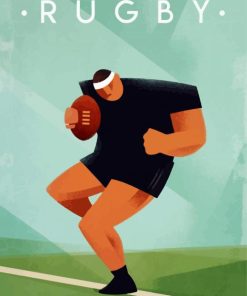 Aesthetic Rugby paint by number