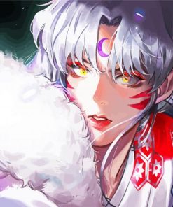 Aesthetic Sesshomaru InuYasha paint by number