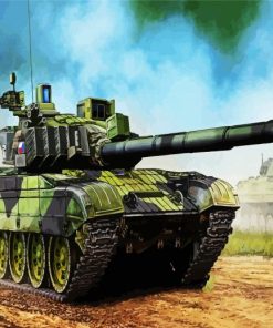 Aesthetic Military Tank paint by numbers