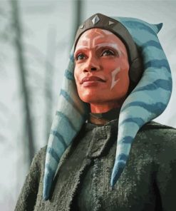 Ahsoka Tano Rosario Dawson paint by number