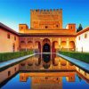 Alhambra Palace Reflection paint by number