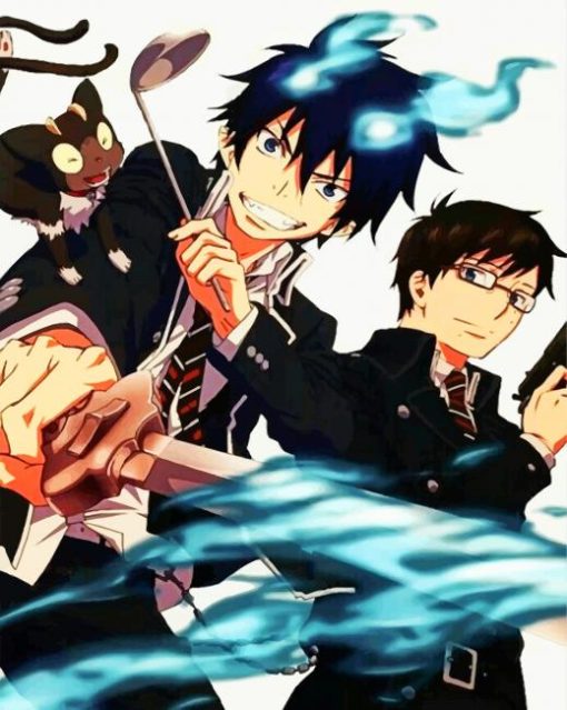 Anime Blue Exorcist paint by number