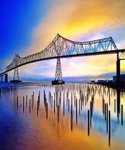 Astoria Bridge paint by numbers