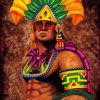 Aztec Xochiquetzal Man paint by number