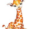 Baby Giraffe paint by number