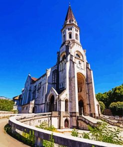 Basilica Of The Visitation Annecy France paint by number