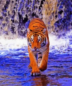 Bengal Tiger paint by number