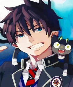 Blue Exorcist Rin Okumura paint by number