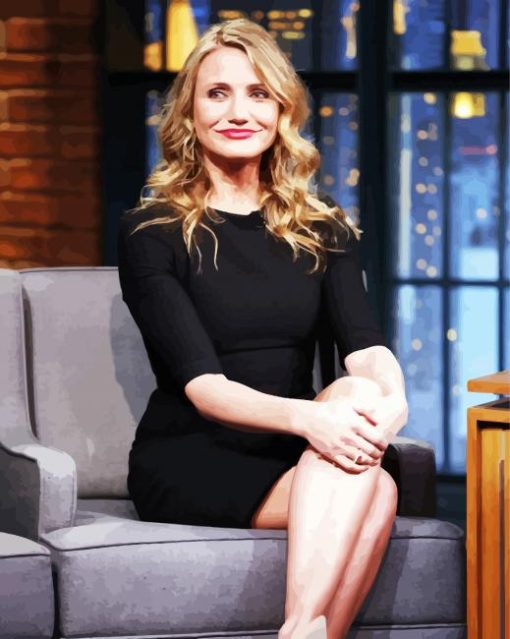 Cameron Diaz paint by number