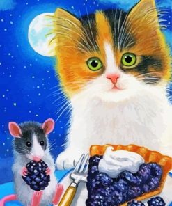 Cat And Mouse paint by numbers