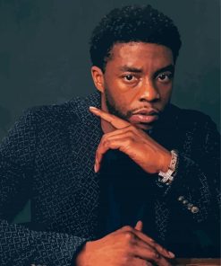 Chadwick Boseman paint by number